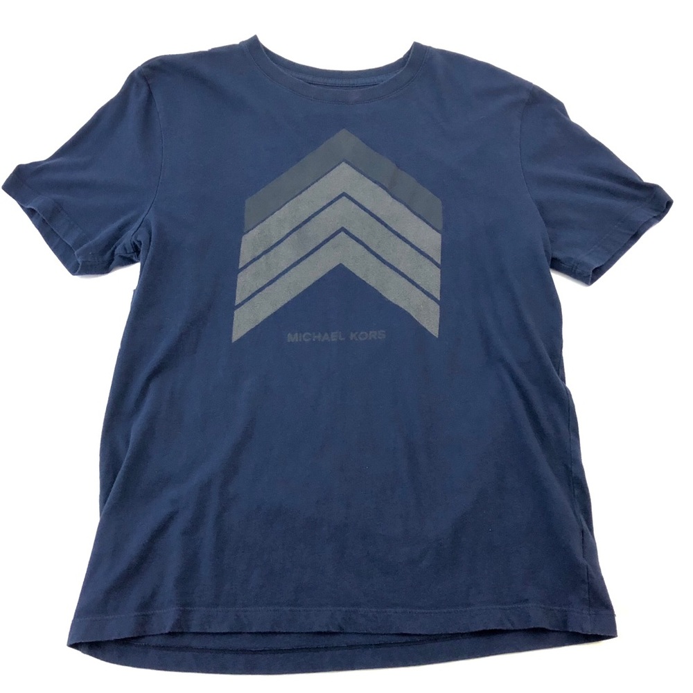 Michael Kors Short Sleeve T-Shirt Blue Size Med